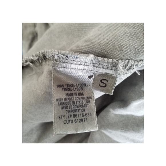 Cloth & Stone Light Green Long Sleeve Jumpsuit 100% Tencel Size Small - Picture 5 of 5